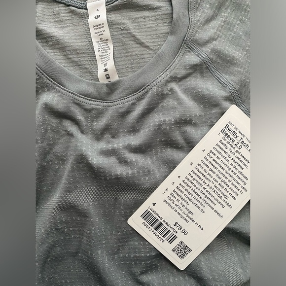 NWT Lululemon Swiftly Tech Long Sleeve 2.0 - Picture 6 of 6